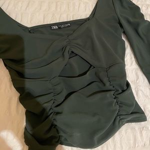 Green Zara longsleeve